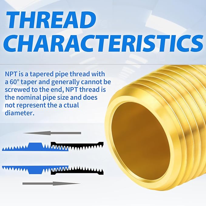 ChillWaves Brass Compression Tube Fitting, 5/16" OD x 3/8" NPT Male 90 Degree Elbow Compression Union Connector(5-PACK)