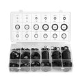 279 Pcs O Ring Assortment Kit, 18 Size Black Rubber O Ring Kit Resist Oil and Heat for Auto Plumbing Hydraulic Hose Faucet Water Air or Gas Repair