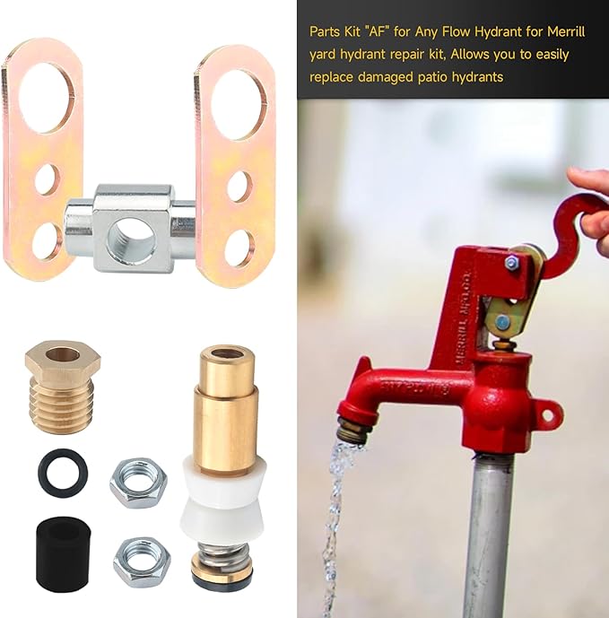 Hydrant Parts Kit AF for Merrill Any Flow Hydrant Repair Kit., Hydrants Rebuild Kit 1 Pack