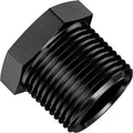 EVIL ENERGY 3/4" NPT Plug Male Hex Head Fitting Adapter Aluminum Black