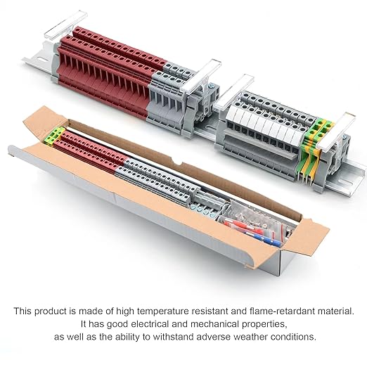 Terminal Block Kit, Rail Type Voltage Terminal, Rail Combined Terminal Block