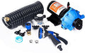 Upgrade 12V 80PSI7.5GPM RV Fresh Washdown Pump Kit Boat Washdown Pump,Five Chamber Self-Priming Diaphragm Pump with Heavy Duty Pressure Switch & Strainer for Boats, Marine, Yacht, Caravan, Camper