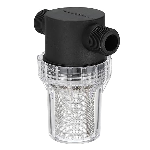 PATIKIL 1 Inch Male in-Line Strainer with 20 Mesh Stainless Steel Filter Screen Water Pump Filter for Garden Irrigation Pressure Washer Inlet