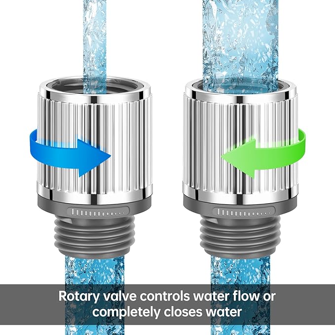Shower Flow Control Valve: Shower Head Shut Off Valve, Water Flow Regulator, MAYYAYA Flow Control Valves, for Handheld Shower Head or Bidet Sprayer- Handle Lever (Chrome-Screw)
