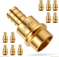 10 Pack Lead-Free 1/2" Copper to PEX Adapter, 1/2" Propress Fittings for Quick Connection of Copper Tube and PEX-B Pipe