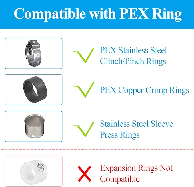 WiseWater 28 Pcs PEX Fittings 3/4 Inch, 3/4 inch 90 Degree Elbow PEX Fittings, Brass Barb Crimp PEX Pipe Fitting for PEX Pipe Plumbing Projects (Pack of 28)