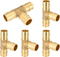 5-Pack HeSun PEX-A Fitting, 1"x1"x1" Expansion Tee, PEX Expansion Fitting Tee, ASTM F1960(PEX1960044-5)