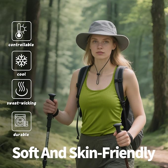 Women's 100% Merino Wool Tank Top – Ultra-Fine 15.5 Micron Base Layer, Breathable, Lightweight Undershirt Outdoor