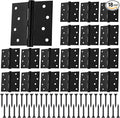 18 Pcs 4'' Ball Bearing Door Hinges Stainless Steel Heavy Duty Hinges 4 x 4 Inch Exterior Door Hinge with Square Corners