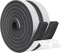 Yotache Foam Insulation Tape 2 Rolls 1" x3/8", High Density Foam with Adhesive Tape Self Stick Weather Stripping Thick, Total 13 Feet Long (2 X 6.5 Ft Each)