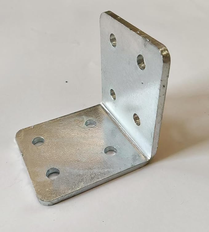 Beam Bracket, 4" X 4" X 3.5” Heavy Duty Corner Bracket. Fireplace Mantel Brackets Made of Premium Heavy Duty Alloy Steel. Corner Steel