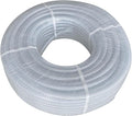 Gloxco Clear Braided PVC Tubing, Food Grade, Heavy Duty Reinforced Hose, 3/4" ID, 300 Ft Length