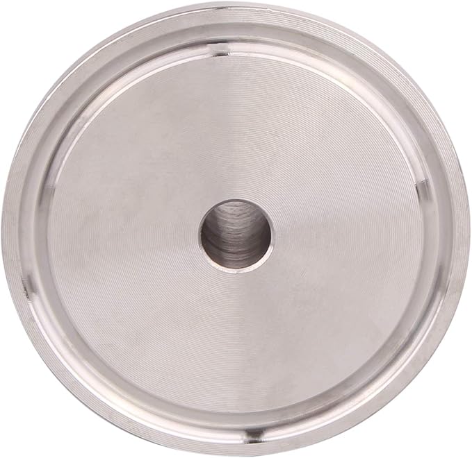 DERNORD 1.5''Tri clamp Adapter to 3/8 inch MNPT Thread Ferrule Sanitary Pipe Fitting