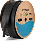 Chanzon 3:1 Ratio - 80Ft Roll - 1-1/4inch (30mm) Black Heat Shrink Tubing - Marine Grade, Waterproof, Dual Wall Adhesive Tubes 1pcs