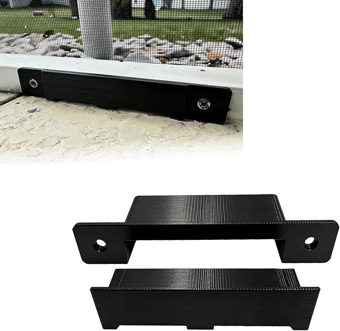 Screen Room Drain Kit - Aluminum Bottom Bar Drainage System Prevents Water Buildup on Porch & Patio Enclosures