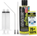 Pool Leak Detection Dye Kit - with 2 Precision Applicators - Made in USA - Superior Long Lasting UV Pool Dye Easily Locates Leaks - for All Pool, Spa, & Hot Tub Types - 8 OZ (Fluorescent Yellow)