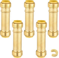 Slip Coupling,3/4 Inch Push-fit Slip/Repair Coupling with Disconnect Clip, 3/4" Push Fittings for Copper, PE-RT, CPVC Pipe(Pack of 5)