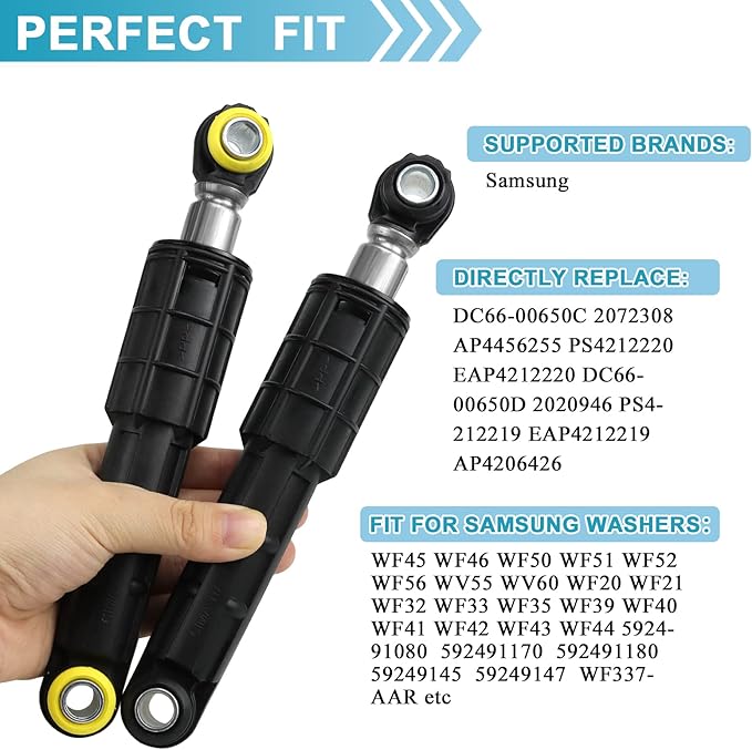 TOMOON DC66-00470B DC66-00470A Washer Shock Absorber Compatible with Sam.sung Washing Machines - Replace DC66-00650C DC66-00650D DC66-00343A AP4206426 2020946