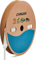 Chanzon 5/8" (16mm) White Heat Shrink Tubing, 2:1 Shrinking Rate - 80Ft Roll - Ideal for Shrink Tube with Adhesive 1pcs