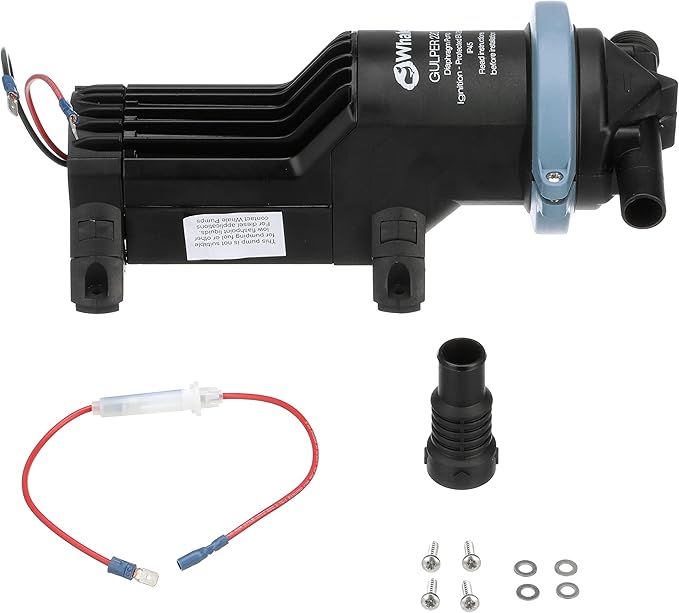 Whale Gulper 220 Graywater Pump - Manages Gray Waste in Boats & RV - 3.5 GPM Flow Rate - 12V/24V