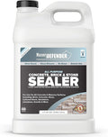 All Purpose Brick Stone & Concrete Sealer - Transparent Penetrating Waterproof Coating for Outdoor Masonry Surfaces - 2.5 Gallon