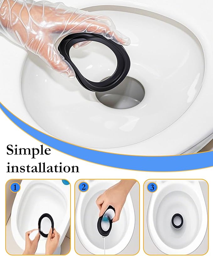 RV Toilet Seal Replacement 2-Pack for Dometic 300/310/320 Toilets, High-Grade Flush Ball Seal Gasket Kit 385311658-Durable Rubber, Easy Installation, Fix Leakage & Odor, for Camper/Travel Trailers (2)