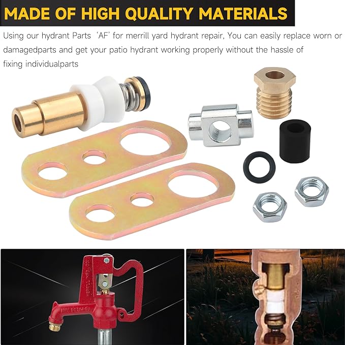 Hydrant Parts Kit AF for Merrill Any Flow Hydrant Repair Kit., Hydrants Rebuild Kit 1 Pack