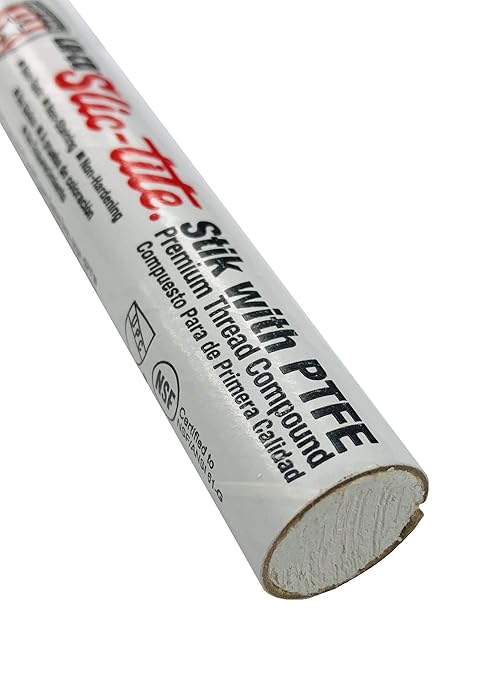 LA-CO 41600 Slic-Tite Thread Sealant Stik with PTFE, 1-1/4 oz. Stick