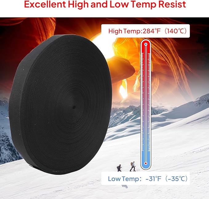 2 in 1 Heat Shrink Braided Sleeving Fabric Tubing-Ideal fit Irregular Shape Hose/Cable/Wire (1/2"(12mm), 22FT)