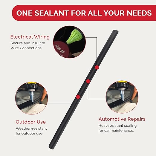 Weatherproof Sealant Sticks - Durable, Long-Lasting Adhesive Pack of 10