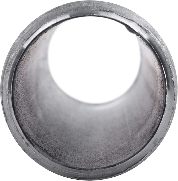 PIPE DÉCOR 1/2” x 48” Malleable Cast Iron Pipe Nipple, Pre Cut Connectors, Industrial Steel Grey Fits Standard Half Inch Black Threaded Pipes Nipples and Fittings, Build Vintage DIY Furniture, 4 Pack