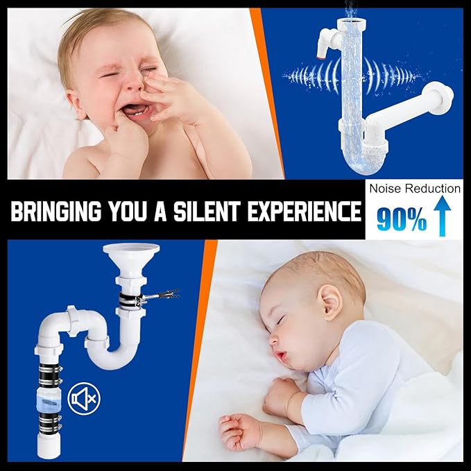 2" Check Valve-Silent Sump Pump Check Valve with Spring-Loaded Flapper, Check Valve for Backflow Prevention, Includes Steel Clamps Fit 7-1/4" Gap in 2-Inch Schedule 40 PVC