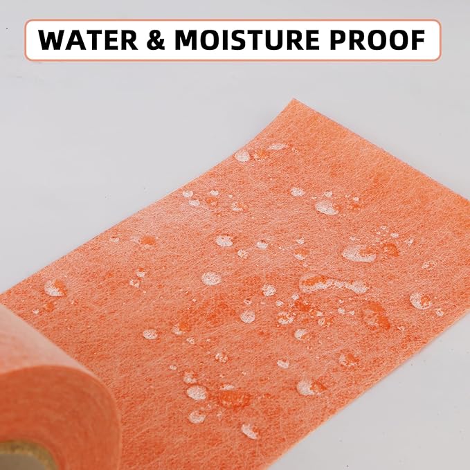 Professional Waterproof Membrane for Shower,5In x 50Ft(21 Sq Ft), Superior Waterproofing Solution for Bathroom, Kitchen,Saunas and Wet Areas