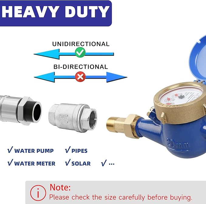 4" NPT Stainless Steel Spring Check Valve, WOG1000 NPT Thread unleaded In-Line Vertical Check Valve Non Return One Way Counterflow to Prevent the Medium Backflow for Oil Water Gas Air DN100