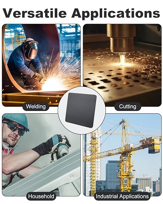 2 Pcs 10" x 10"x1/4" Steel Plate, A36 Square Hot Rolled Steel Base Plate, 1/4 Inch Thick Weldable Metal Plates for Structural Support and Industrial Use