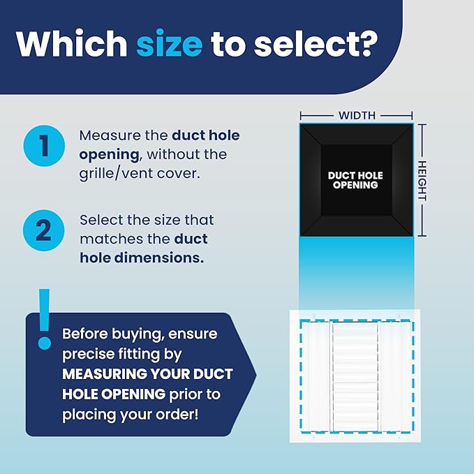 14x14 Inch (Duct Opening) Aluminum 3-Way Air Flow Vent – HVAC Vent Cover for Wall or Ceiling – Quiet HVAC Wall Register with Multi-Shutter Damper – Adjustable Curved Blade - Plastic Seal for Tight Fit