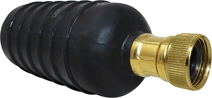 DrainX Hydro Pressure Drain Cleaning Bladder - Fits 4" to 6" Drain Pipes - Unclogs Stubborn Blockages in Bathroom Sinks, Shower Drains, Bathtubs, Plumbing Pipes