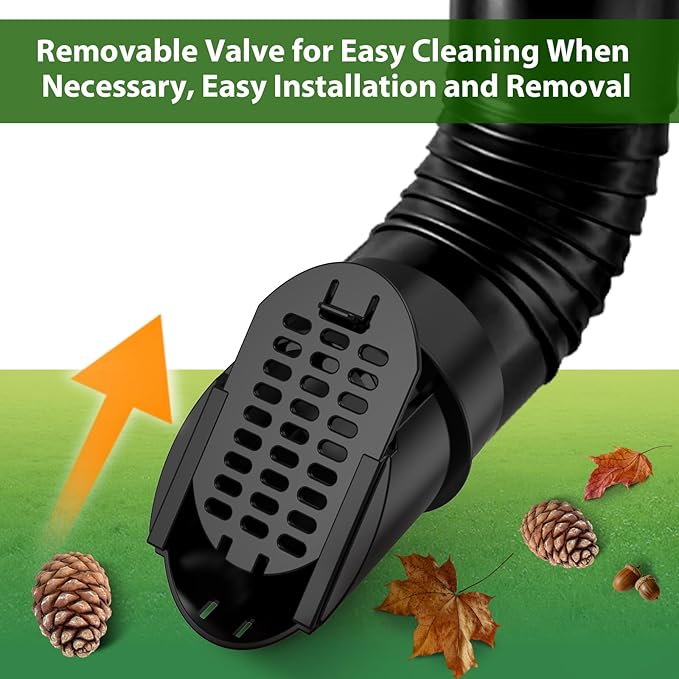 2 Pack 4" Gutter Downspout Extensions, Rain Diverter, Drainage Grate Yard Drain, Drain Emitter for Sump Pump Discharge & Downspout Extensions, Fit 4" SCH 40, 4" SDR 35, 4" & 3" Corrugated Pipe-Black
