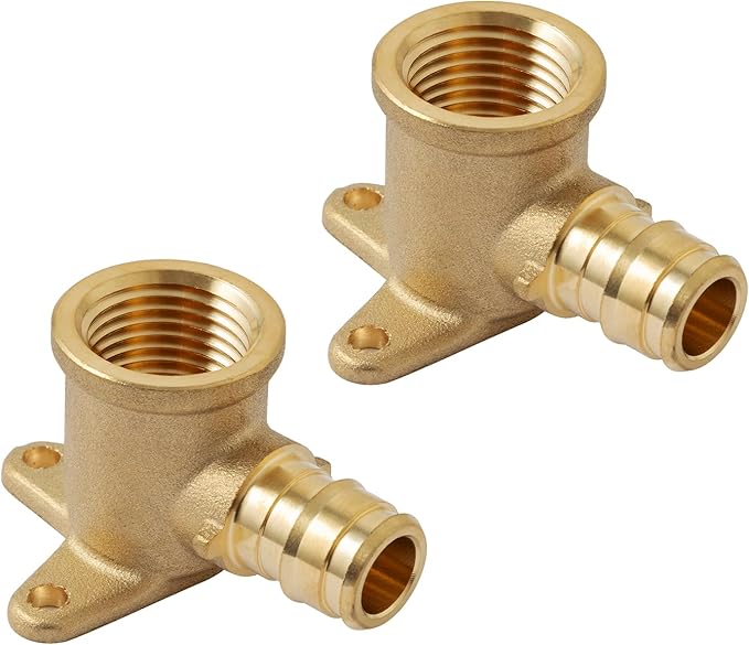 SUNGATOR 2 Pack PEX A Expansion 1/2" x 1/2" Female NPT Drop Ear Elbow, ASTM F1960 ONLY For Pex-A Tubing