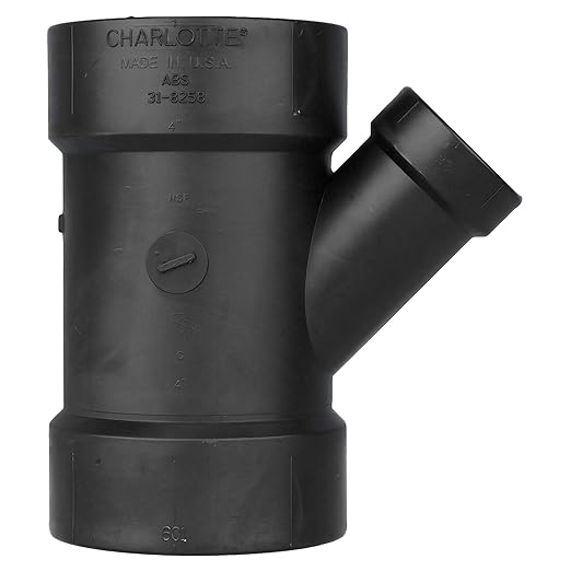 CHARLOTTE PIPE 4X4X2 DWV WYE REDUCING ALL HUB DWV (DRAIN, WASTE AND VENT) (1 Unit Piece)