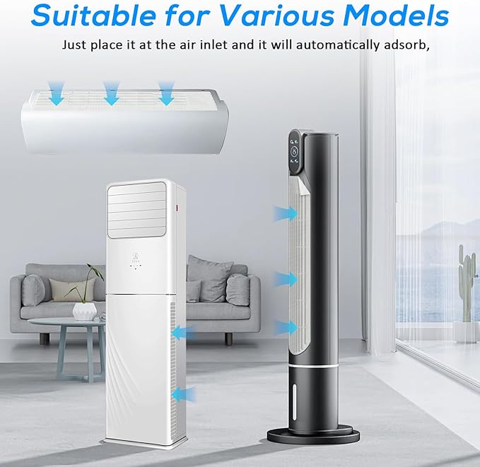 Mini Split Cover Wall Sleeve for Air Conditioner Line Set Covers with air Conditioning Filter Cotton for Outside Units AC Sleeve Through The Wall Pipe Accessories (8.66 inches Length)