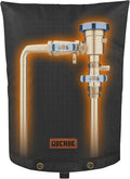 Backflow Preventer Cover (5°F) Heavy-Duty 5-Layer Insulated Enclosure, Freeze & All-Weather Protection for Outdoor Pipe, Irrigation Sprinkler Valve, Well Water Pump & PVB, 14" Wx18 H Black
