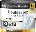 NorthShore DoubleStop XL Male Guards for Men, Pack/18