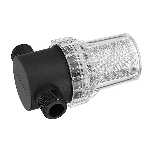 PATIKIL 1 Inch Male in-Line Strainer with 20 Mesh Stainless Steel Filter Screen Water Pump Filter for Garden Irrigation Pressure Washer Inlet