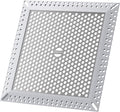 Not Moving Shower Drain Hair Catcher,Effective Hair Catcher Shower Drain,Square Flat Shower Drain Cover Protector Filter,Efficient Drainage,Hair Trap Stopper (Gray, 6 inch)
