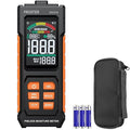 Proster Pinless Moisture Meter with Alarm - Non-Destructive Wood Moisture Tester for Walls, Flooring, Lumber | 20mm Depth, VA Color Screen, Acoustic Alert, 4 Modes (Drywall, Mortar, Hard/Softwood)