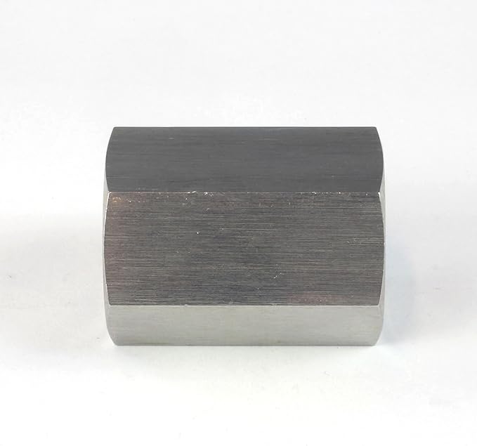 HFS(R) Hex Coupling Coupler 3/8" Female NPT x 3/8" Female NPT Stainless Steel 304