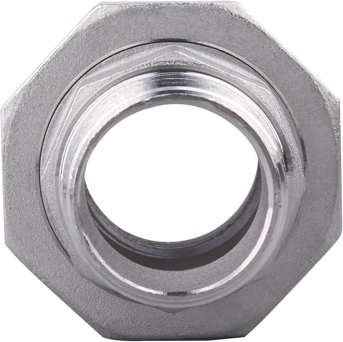 Cast Pipe Fittings Union - 1" NPT Female x 1" NPT Male Stainless Steel 304 Fitting,Class 150