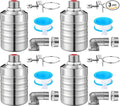 3 Pack Water Float Valve 1/2 to 3/4'' Auto Shut off Water Tank Float Valve 304 Stainless Steel Fully Automatic Level Control for Pool, Livestock Troughs (Classic Style)