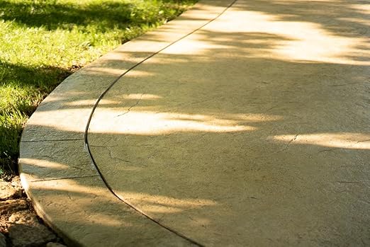 Stamped Concrete Sealer - Clear, Water-Based, Satin Finish for Decorative Concrete - 1 Gallon